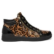 Ara Rom 12-14499 Black Leopard Print Hi-Top Trainer image
