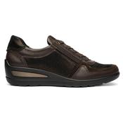 Ara Zurich 12-50611 H Fit Wedge Lace-up Brown Leather image
