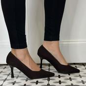 Bioeco 1118 Brown Suede Court Shoe image