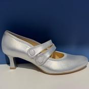 Bioeco 1146 Silver Leather Dancing Shoe image