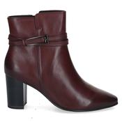 Caprice 9-25317 Bordeaux Leather Ankle Boot image