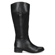 Caprice 9-25519 Black Leather Knee High Boot image