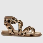 Carmela 162393 Gladiator Sandal Leopard Print