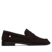 Carmela 16438901 Dark Brown Suede Loafers image