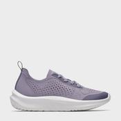 Clarks Solevana Tie Trainers Purple Grey