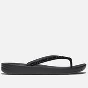 Fitflop IQUSHION Multi-Crystal Ergonomic Toe-Posts Black image