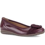Gabor 3012.01 Forest Ballerina Pump Mulberry Patent Leather image