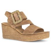 Gabor 84.771  Embrace Wedge Sandal Peanut Suede