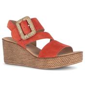 Gabor 84.771  Embrace Wedge Sandal Chili Red Suede