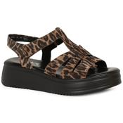 Gabor Abel 82.742 Suede Leopard Print Sandals image