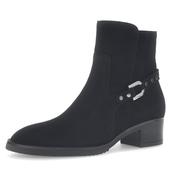 Gabor Acception Suede Ankle Boot 75.513 Black