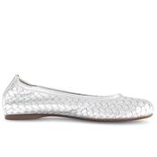 Gabor Jada 84.121 Silver Leather Ballerinas image