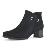 Gabor Keegan Leather Ankle Boot 72.827-BLACK SUEDE