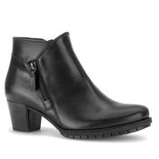 Gabor Olivetti 8033.01 Black Leather Ankle Boot