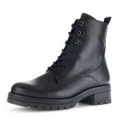 Gabor Sing Laced Leather Boot 72.786-BLACK