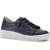 Gabor Wisdom 6010.02 Navy Leather Trainer image