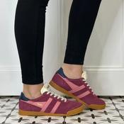 Gola Classics Women's Elan Trainers Cerise/Coral Pink/Navy image