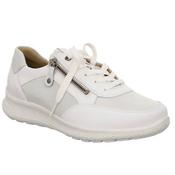 Hartjes Rap 162.1617 Leather Lace-up Wide K Fit White Silver image