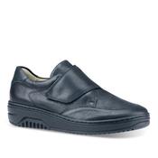 Hartjes Sole 162.1712 Black Leather Velcro H-Fit Shoe image