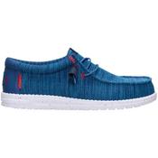 HeyDude Wally Stretch Sox 41898 Ensign Blue Multi
