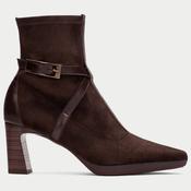 Hispanitas Bangkok HI265087 Espresso Brown Suede Ankle Boot image