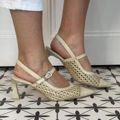 Hispanitas Giorgia RHV264671 Slingback Butter Leather and Raffia image