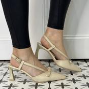 Hispanitas HV264678 Giorgia Leather Slingback Cream Butter