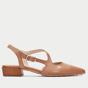 Hispanitas HV264773 Lila Leather Pointed Toe Shoe Almond