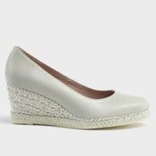 Jose Saenz Leather Wedge 6019-BEIGE