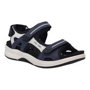 Josef Seibel ESTELLE 02 Leather Walking Sandals Navy