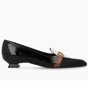 LODI BED5530 Leather Loafer Black &amp; Cream