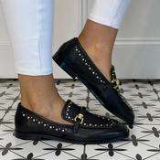MJUS Loafer N09106 Black Leather