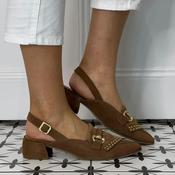 MJUS Noto Slingback L72120 Tobacco Suede