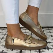 Marco Moreo Berlino Nina X760 Leather Loafer Gold image