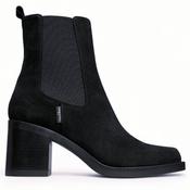 Marco Moreo Dubai Block Heel Ankle Boot A102 Black Suede image