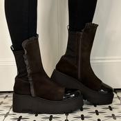 Marco Moreo M0025 Marlene Vale Ankle Boot Testa Brown Suede image