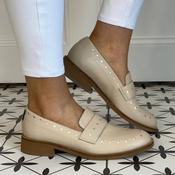 Marco Moreo Maura X705 Leather Loafer Beige