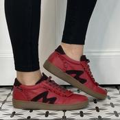 Marco Moreo X762 Berlino Red Leather Trainer image