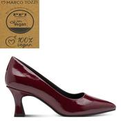 Marco Tozzi 2-22420 Vegan Chianti Red Patent Court Shoe image