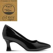 Marco Tozzi 2-22420 Vegan Patent Black Court Shoe image