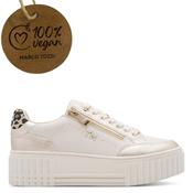 Marco Tozzi 2-23728 Vegan Platform Trainer Cream image