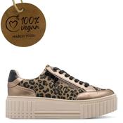 Marco Tozzi 2-23728 Vegan Platform Trainer Leopard Print image