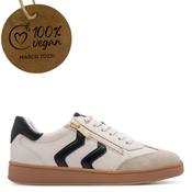 Marco Tozzi 2-23739 Vegan Trainers Ivory and Black image