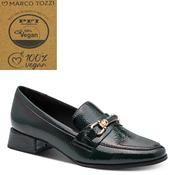 Marco Tozzi 2-24252 Vegan Patent Forest Green Loafer image