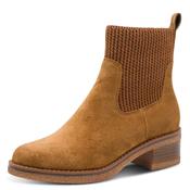 Marco Tozzi Leather Ankle Boot 2-25356 Cognac