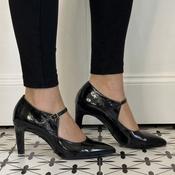 Marian 4504 Mary Jane High Heel Black Patent image