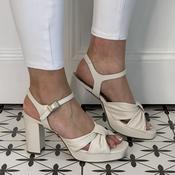 Marian Platform Sandal 62213-CREAM