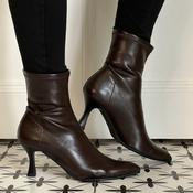 Miss Elastic 78042 Zeta Ankle Boot Testa Brown Stretch image
