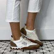 Mjus Cintia Carla Nylon Trainers N06101 Latte