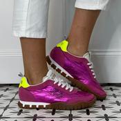 Mjus Cintia Carla Nylon Trainers N06109 Fuxia